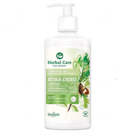 Farmona Herbal Care, Gel de igienă intimă, scoarță de stejar, 330 ml