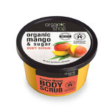 Organic Shop, Body scrub with sugar, Kenyan Mango, 250 ml