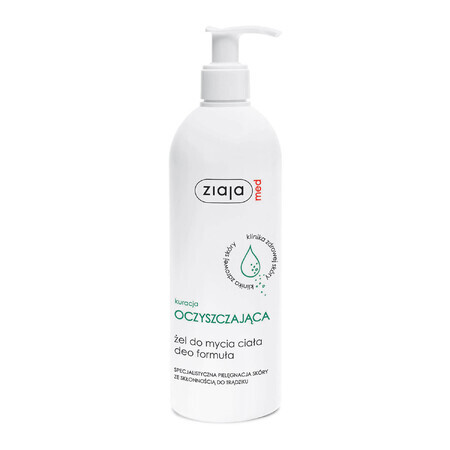 Ziajamed, Körperreinigungsgel deo formula, Seborrhoe, Akne, 400 ml