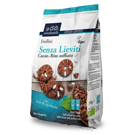 Vegane Kekse mit Kakao und Bio-Reis, 350 g, Sottolestelle