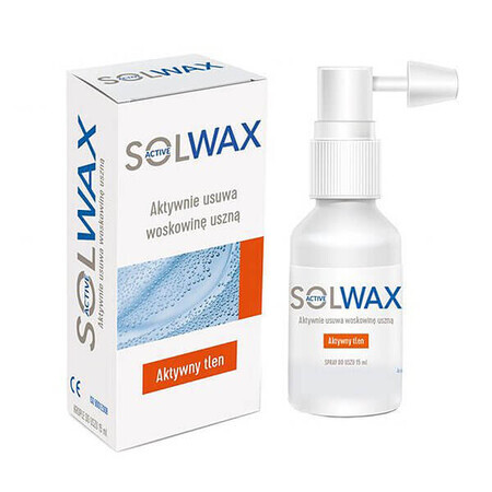 Solwax Active, ear spray, 15 ml