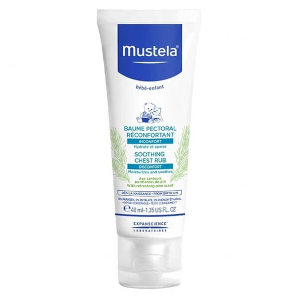 Mustela Bébé Soothing Chest Rub, 40 ml