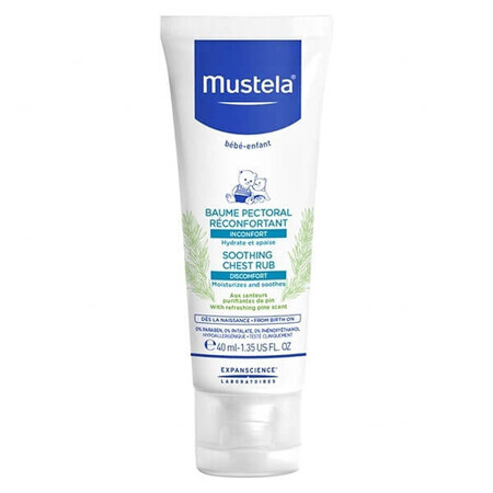 Mustela Bebe Enfant, Soothing lotion for rubbing the chest, 40 ml