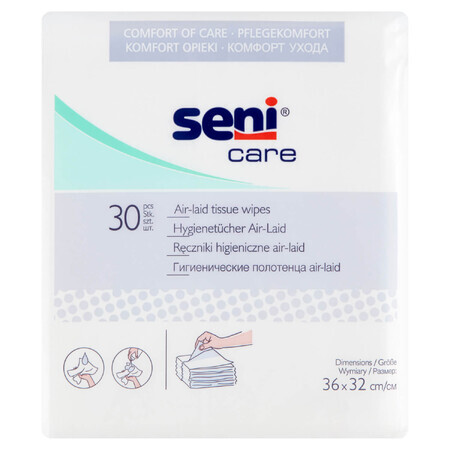 Seni Care Einmal-Sanitärhandtücher Air-Laid, 30 Stück
