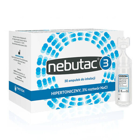 Nebutac 3 Inhalationslösung, 3%, 30 Ampullen á 4 ml