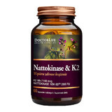 Doctor Life Nattokinase & K2, Nattokinase + Vitamin K, 60 Kapseln