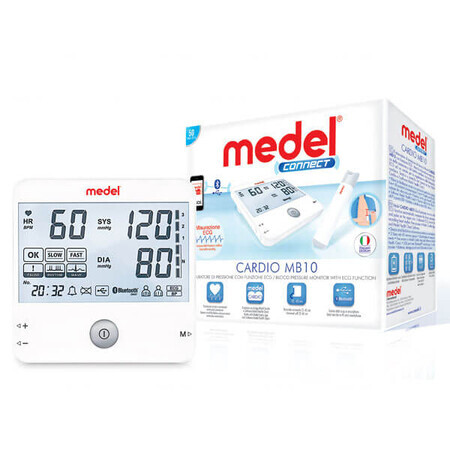 Medel Connect Cardio MB10 Profi Blutdruckmessgerät mit EKG-Funktion