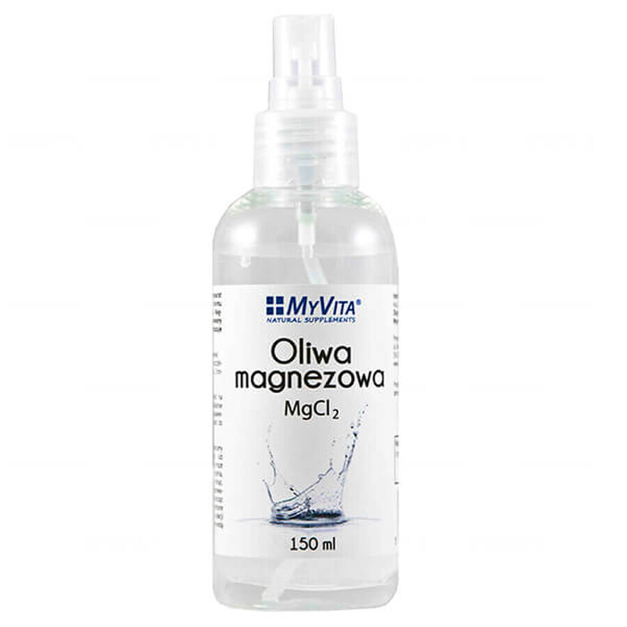 Hochwertiges Magnesiumspray - Reinster MgCl2 Spray, 150 ml