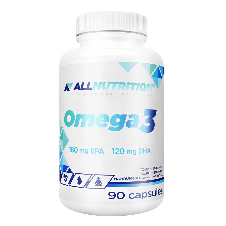 Allnutrition Omega 3 Nahrungsergänzungsmittel, 90 Kapseln