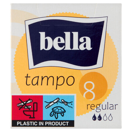 Premium Menstruationshygiene: Bella Tampo Reguläre Tampons 8er Pack. Perfekte Performance und Komfort für Sie.