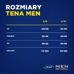 Tena Men Active Fit Pants, calzoncillos absorbentes, talla L/XL, 95-130 cm, Plus, 30 unidades