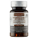 Singularis Superior Vitamin K2 MK7 + vitamin D3, 60 capsules