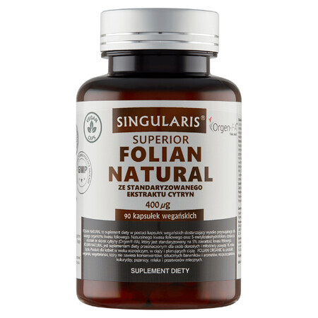 Singularis Superior Folate Organic, 90 capsule vegane