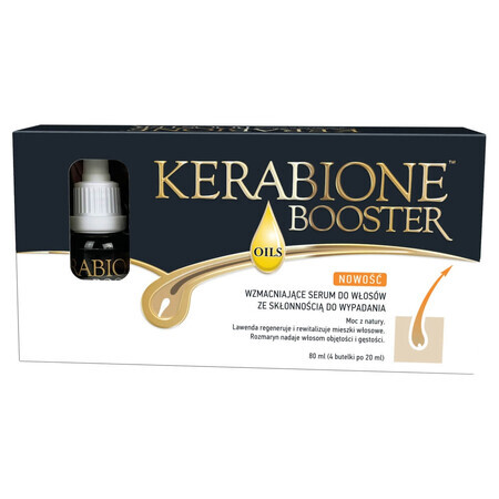 Kerabione Booster, ser de întărire pentru părul predispus la cădere, 4 x 20 ml