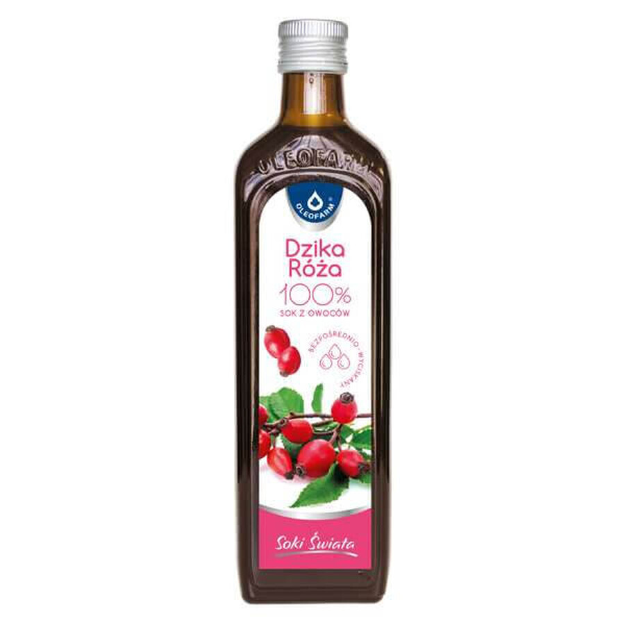 Oleofarm Juices of the World Wild Rose, 100% suc de fructe, 490 ml