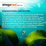 Omegamed Immunity 5+, DHA from algae, chewable syrup in capsules for children over 5 years, orange flavor, 30 capsules