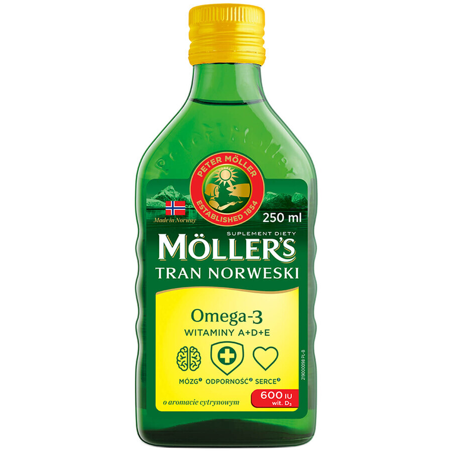 Möller s Tran Norwegisches Zitronenöl 250ml