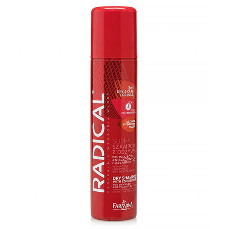 Farmona Radical, Dry shampoo with conditioner for damaged and weakened hair, 180 ml