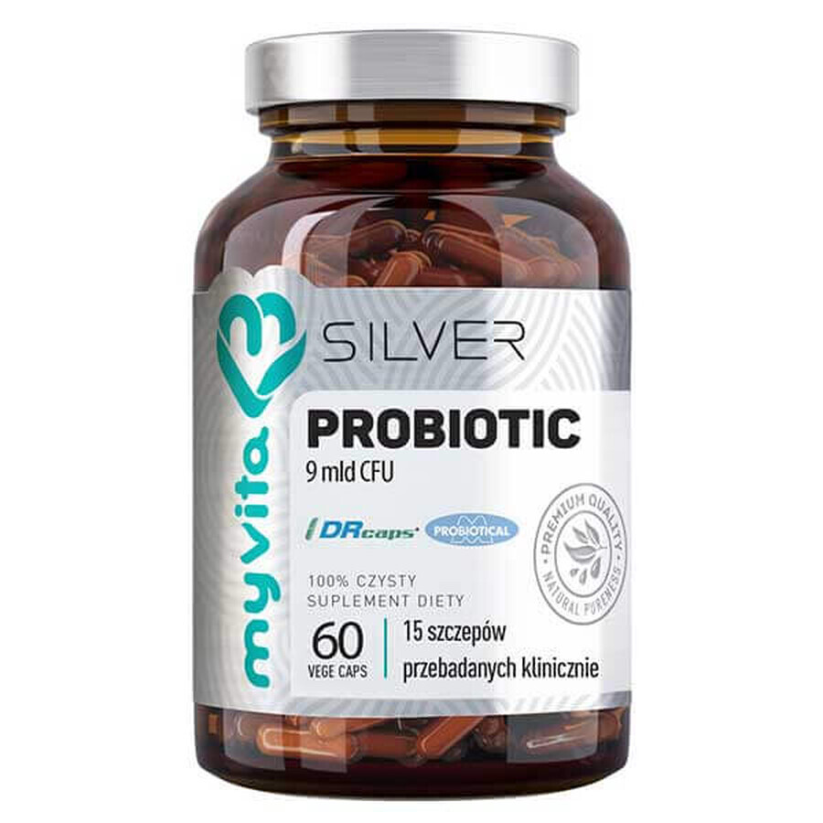 MyVita Silver Probiotic 9 billion CFU, 60 capsules