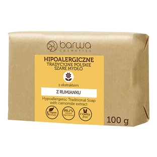 Barwa, Hipoalergiczne Tradycyjne Polskie, săpun gri cu extract de mușețel, 100 g