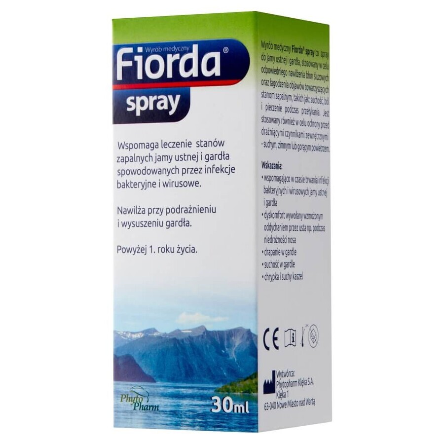 Fiorda Spray, für Erwachsene und Kinder ab 1 Jahr, 30 ml