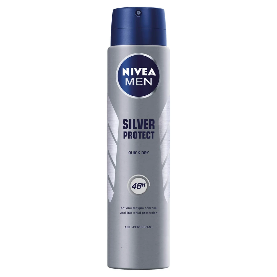 Nivea Men Silver Protect, antyperspirant w sprayu dla mężczyzn, 250 ml: ceny i cechy