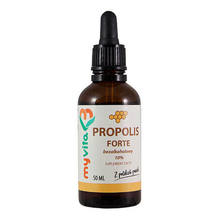 MyVita Propolis Forte without alcohol 10%, drops, 50 ml