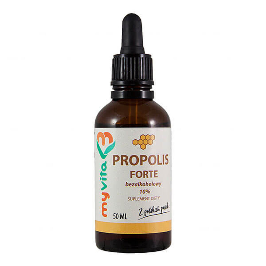 MyVita Propolis Forte without alcohol 10%, drops, 50 ml