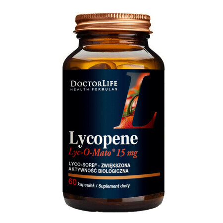 Doctor Life Lycopene Lyc-O-Mato 15 mg, lycopene, 60 capsules