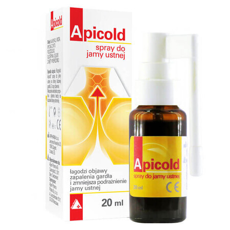 Frisches Atem-Spray Apicold - Langanhaltende Mundhygiene 20ml Format