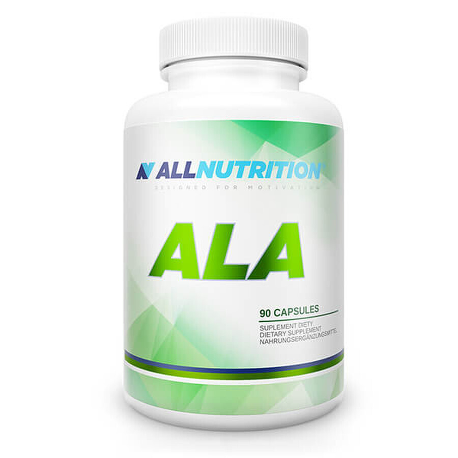 Allnutrition ALA, acid alfa-lipoic 600 mg, 90 capsule