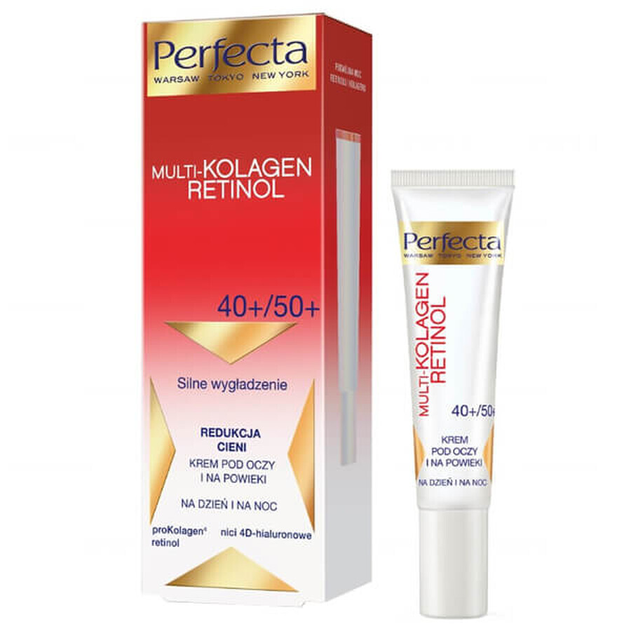 DAX Perfecta Multi Kolagen Retinol, crema para ojos y párpados, 40+ / 50+, 15 ml