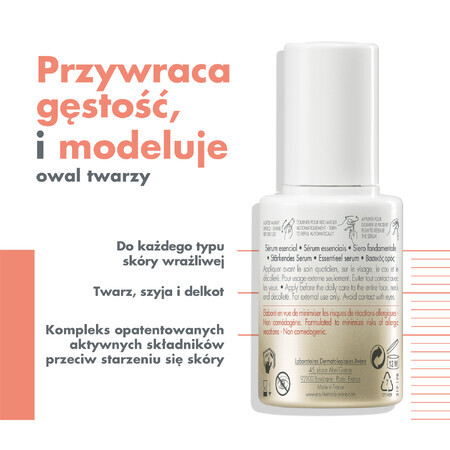 Avene DermAbsolu, Ser de refacere a conturului facial, ten sensibil și matur, 30 ml