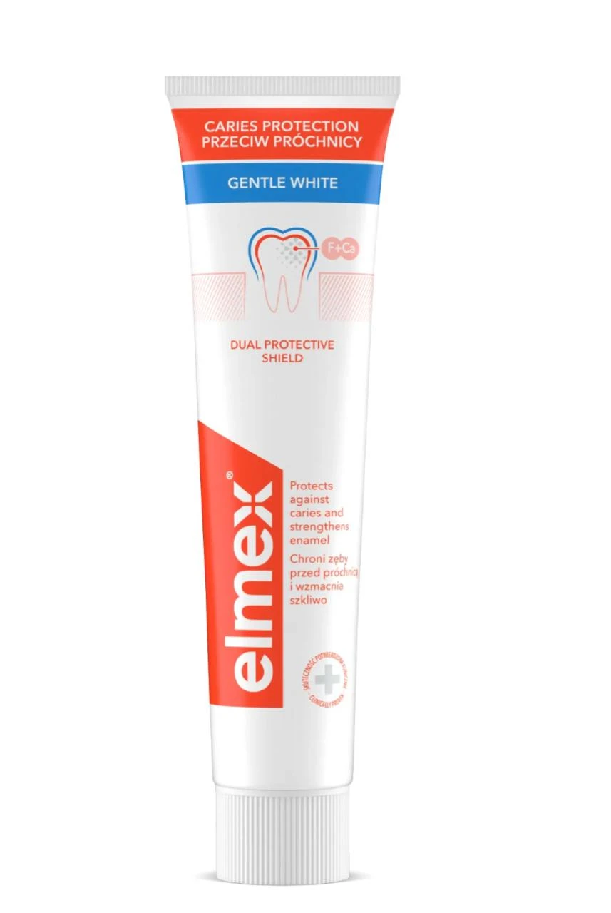 Elmex Anti-Karies Weiß-Funktion Zahnpasta, Aufhellend, 75 ml