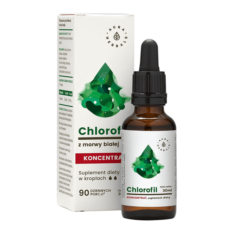 Weißer Maulbeerblatt Chlorophyll Konzentrat 30ml