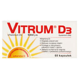 Vitamin D3 Kapseln - Nahrungsergänzungsmittel mit 60 Kapseln