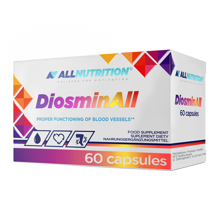 Allnutrition DiosminAll, diosmin + hesperidin, 60 capsule