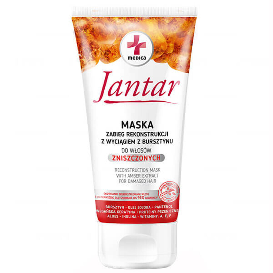 Jantar Medica, tratamiento reconstructor, para cabellos dañados, 200 ml