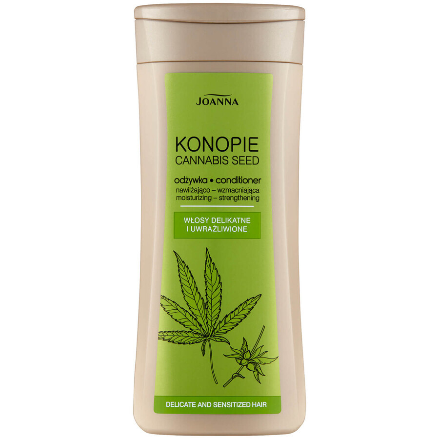 Joanna Hemp, après-shampooing hydratant et fortifiant, 200 g