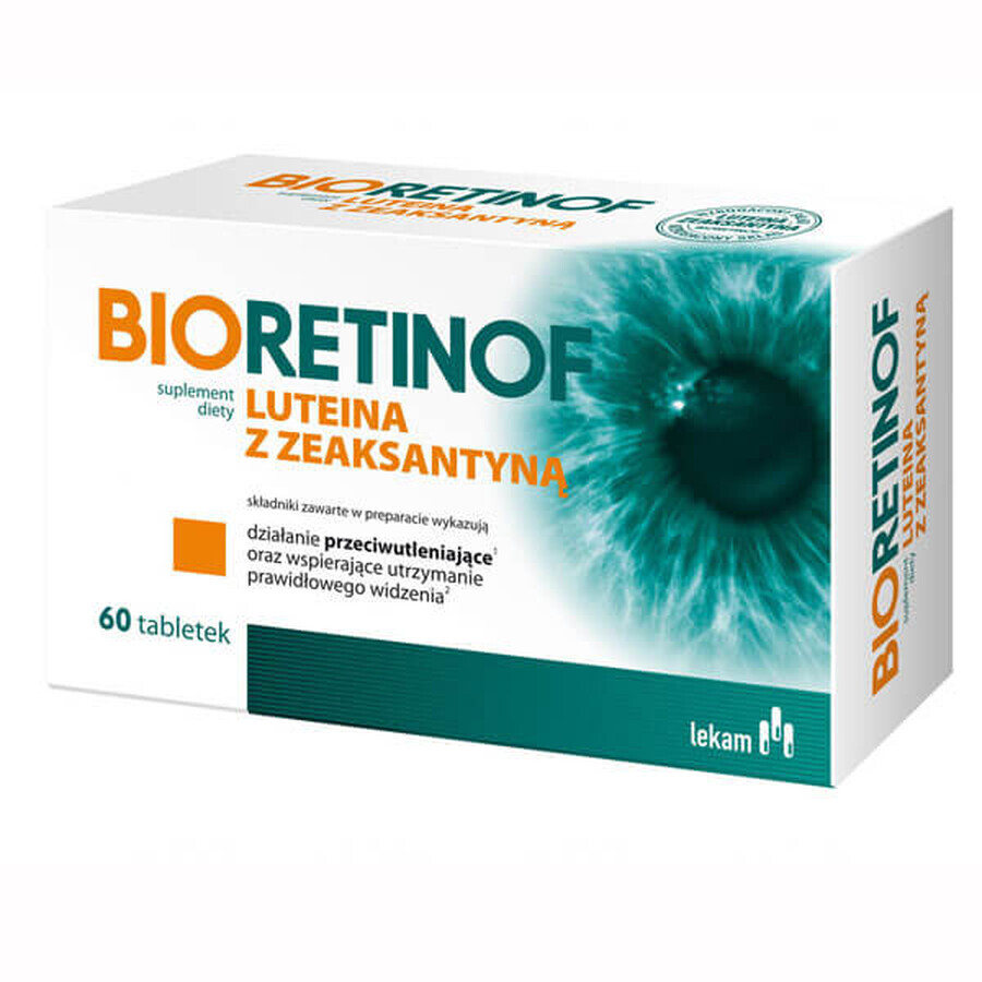 Bioretin mit Lutein und Zeaxanthin 60 Tabletten