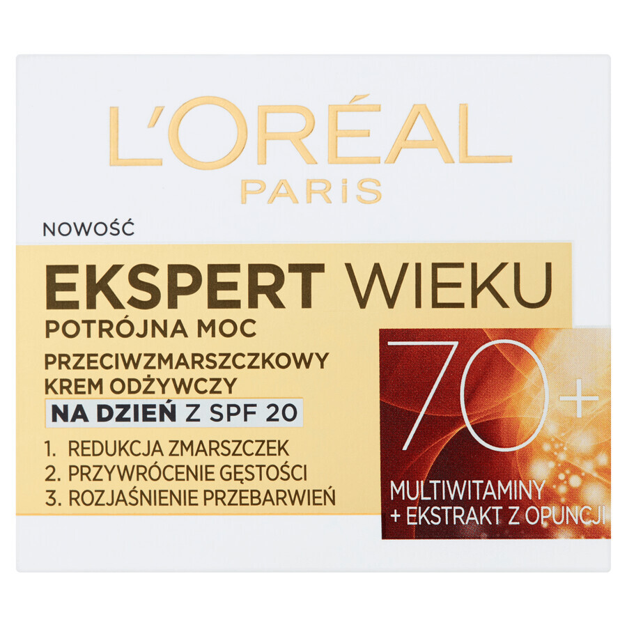 L Oreal Paris Expert Age 70+ Anti-Wrinkle Nourishing Day Cream, 50ml