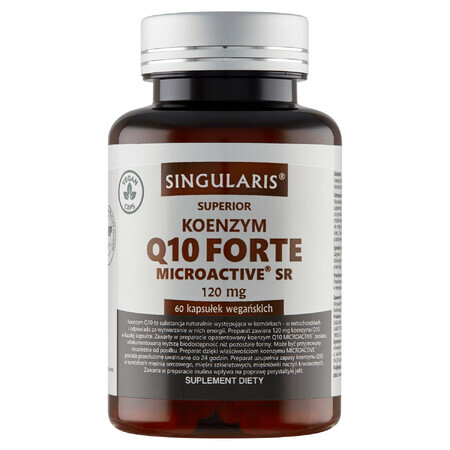 Singularis Superior Coenzima Q10 Forte Microactive SR, 60 capsule vegane
