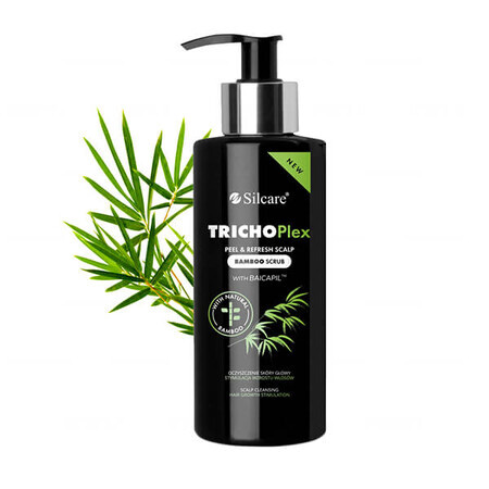 Silcare Trichoplex Peel & Refresh Scalp, exfoliant cu bambus pentru scalp, 250 ml