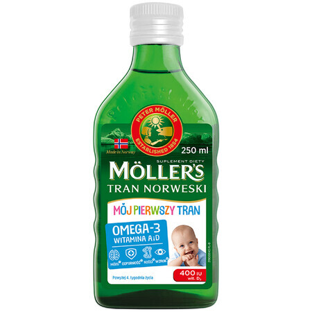Moller's My First Norwegian Alimente dietetice norvegiene, peste 4 săptămâni, 250 ml