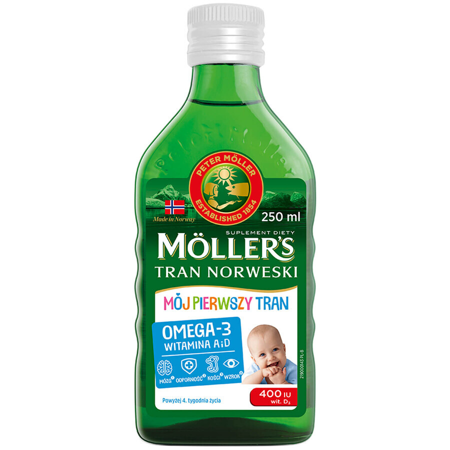 Moller's My First Norwegian Alimente dietetice norvegiene, peste 4 săptămâni, 250 ml