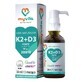 MyVita Silber - K2+D3 Forte Tropfen 30ml - Nahrungserg&#228;nzung f&#252;r Knochen  amp; Immunsystem