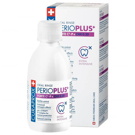 Curaprox Perio Plus+ Forte apă de gură, 200 ml