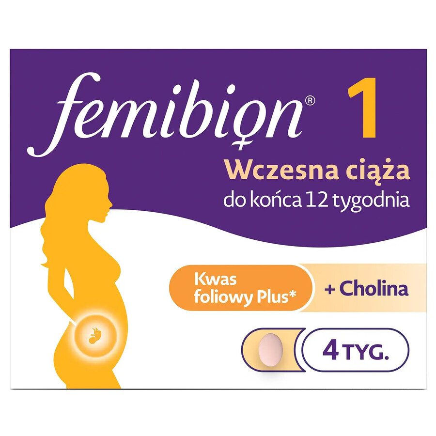 Femibion 1 Frühe Schwangerschaft 28 Tabletten