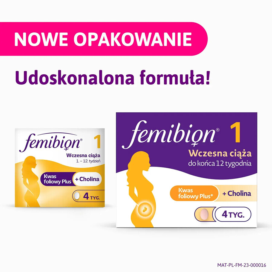 Femibion 1 Frühe Schwangerschaft 28 Tabletten