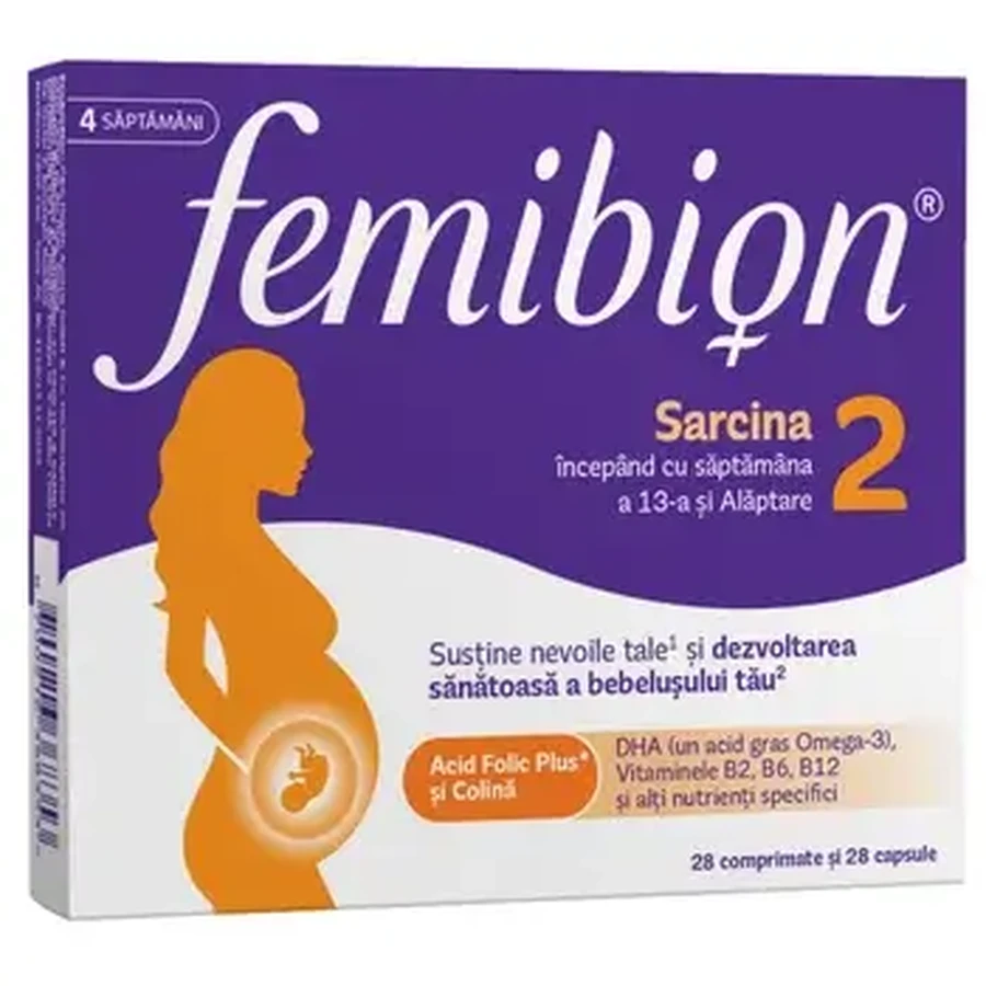 Femibion 2 Ciąża, 28 tabletek + 28 kapsułek: ceny i cechy